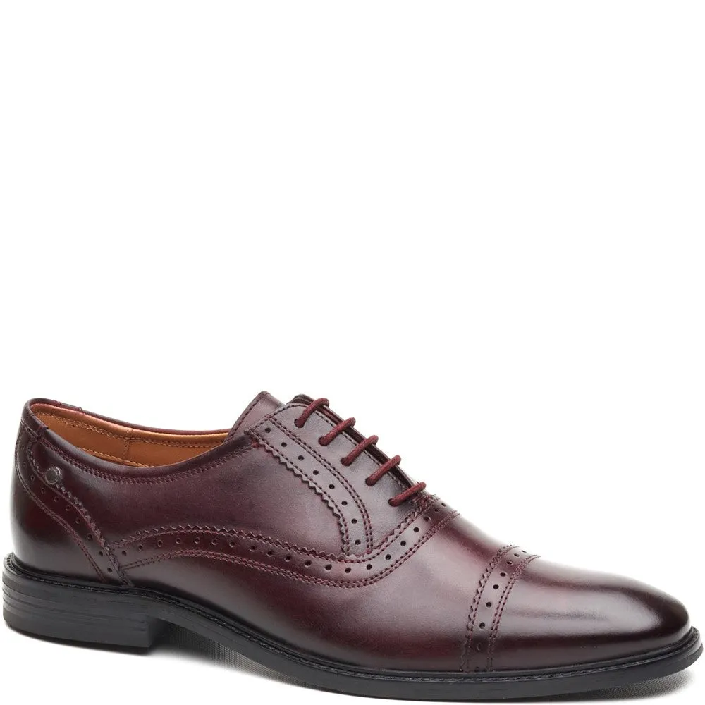 Ascot Leather Oxford Brogue Shoes Bordo sold by Base London product image thumbnail 2