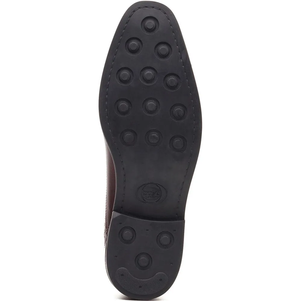 Ascot Leather Oxford Brogue Shoes Bordo sold by Base London product image thumbnail 4