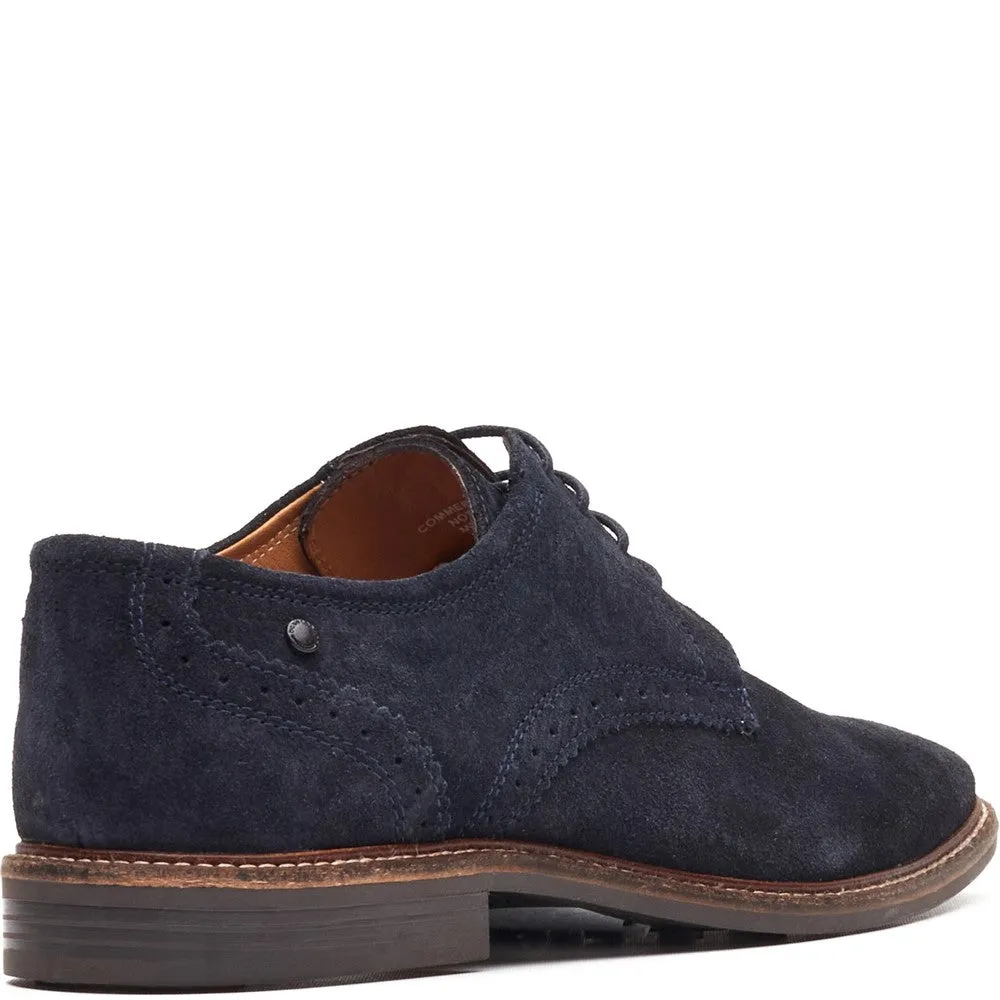 Eton Suede Derby Shoes Navy sold by Base London product image thumbnail 3
