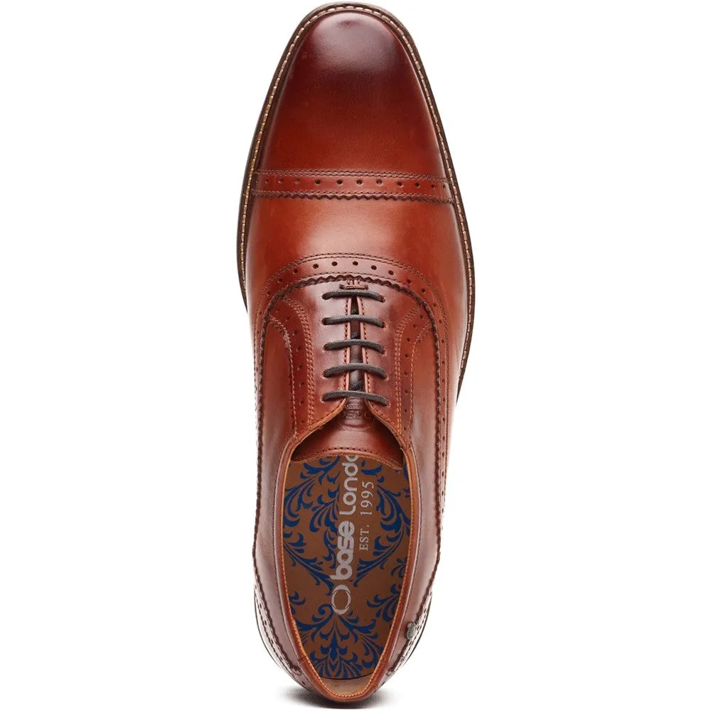 Ascot Leather Oxford Brogue Shoes Tan sold by Base London product image thumbnail 5