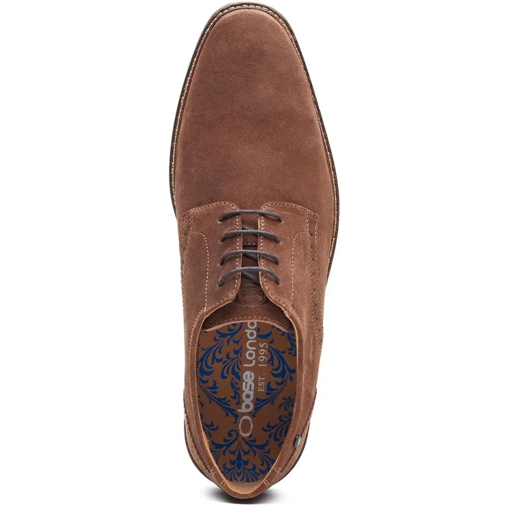 Eton Suede Derby Shoes Caramel sold by Base London product image thumbnail 5
