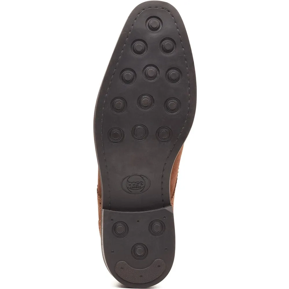 Eton Suede Derby Shoes Caramel sold by Base London product image thumbnail 4