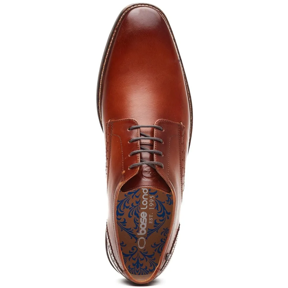 Eton Leather Derby Shoes Tan sold by Base London product image thumbnail 5
