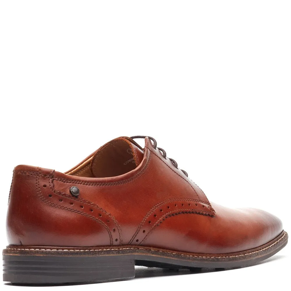 Eton Leather Derby Shoes Tan sold by Base London product image thumbnail 3