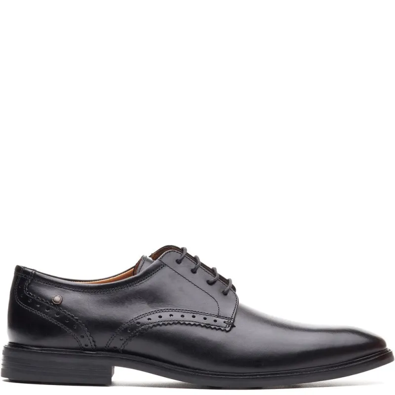 Eton Leather Derby Shoes Black sold by Base London