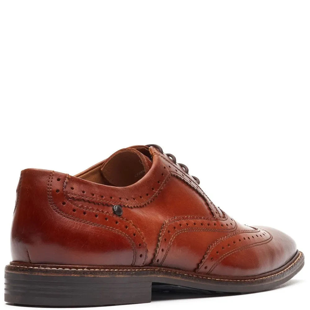 Clarence Leather Brogue Shoes Tan sold by Base London product image thumbnail 3