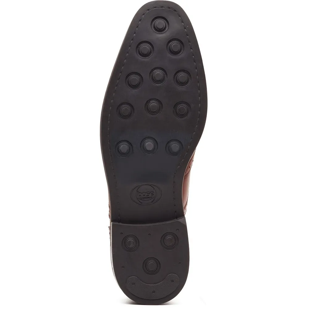 Clarence Leather Brogue Shoes Tan sold by Base London product image thumbnail 4