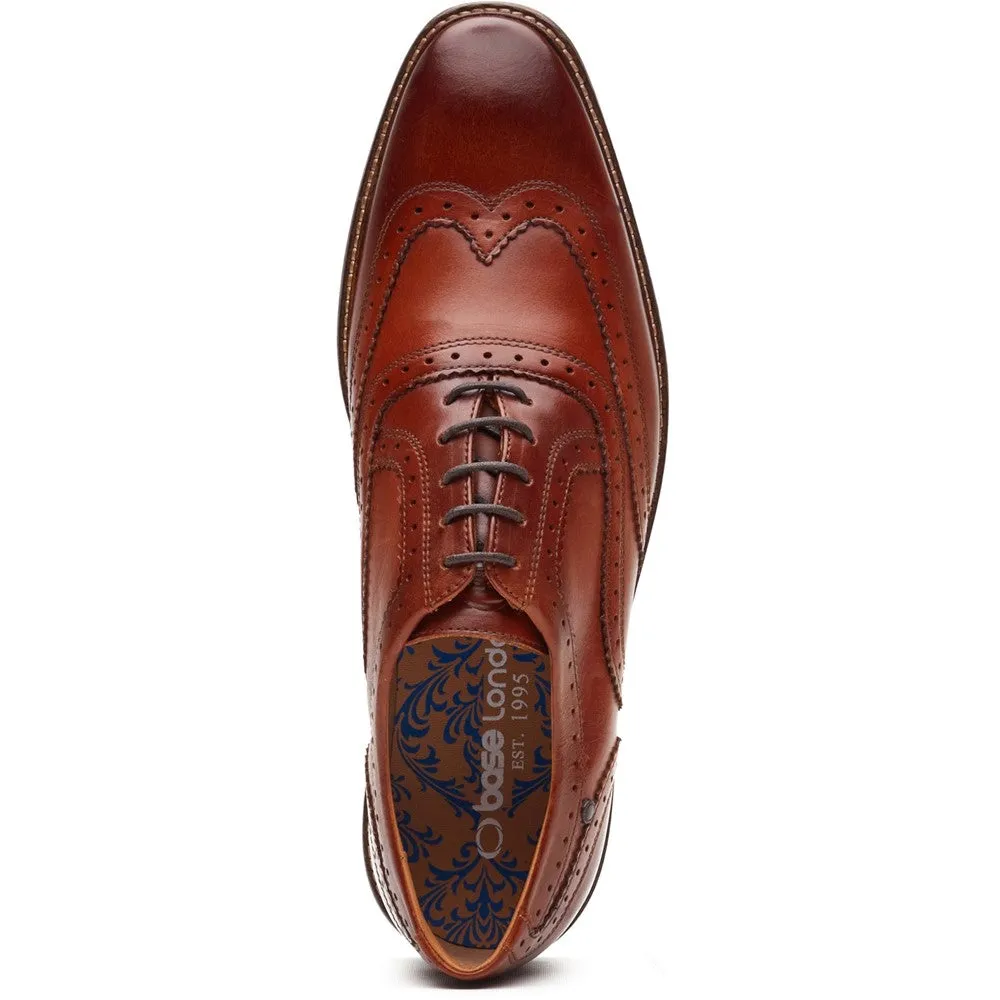 Clarence Leather Brogue Shoes Tan sold by Base London product image thumbnail 5