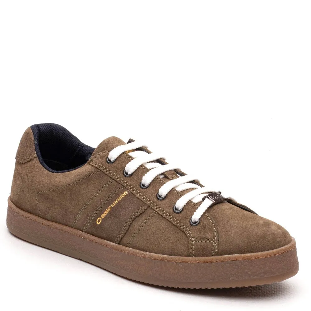 Hopper Suede Trainer Moss sold by Base London product image thumbnail 2