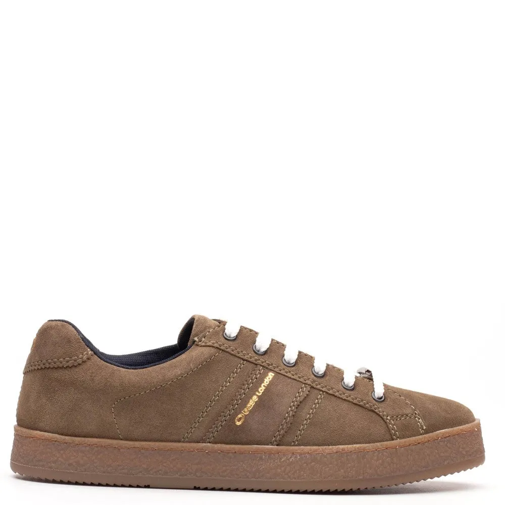 Hopper Suede Trainer Moss sold by Base London