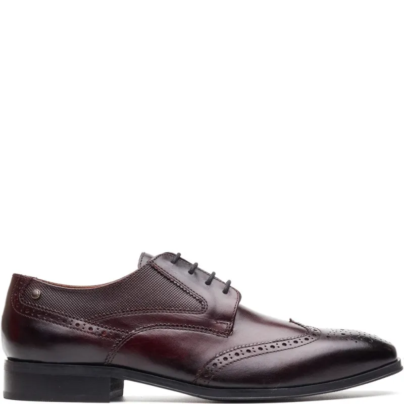 Steeple Leather Brogue Shoes Brown made by Base London