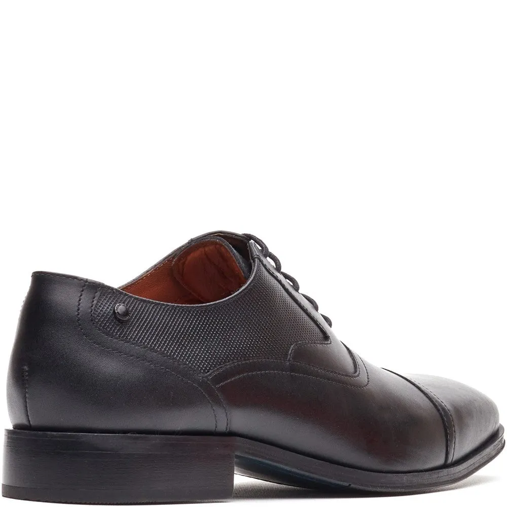 Portico Leather Toe Cap Oxford Shoes Black sold by Base London product image thumbnail 3