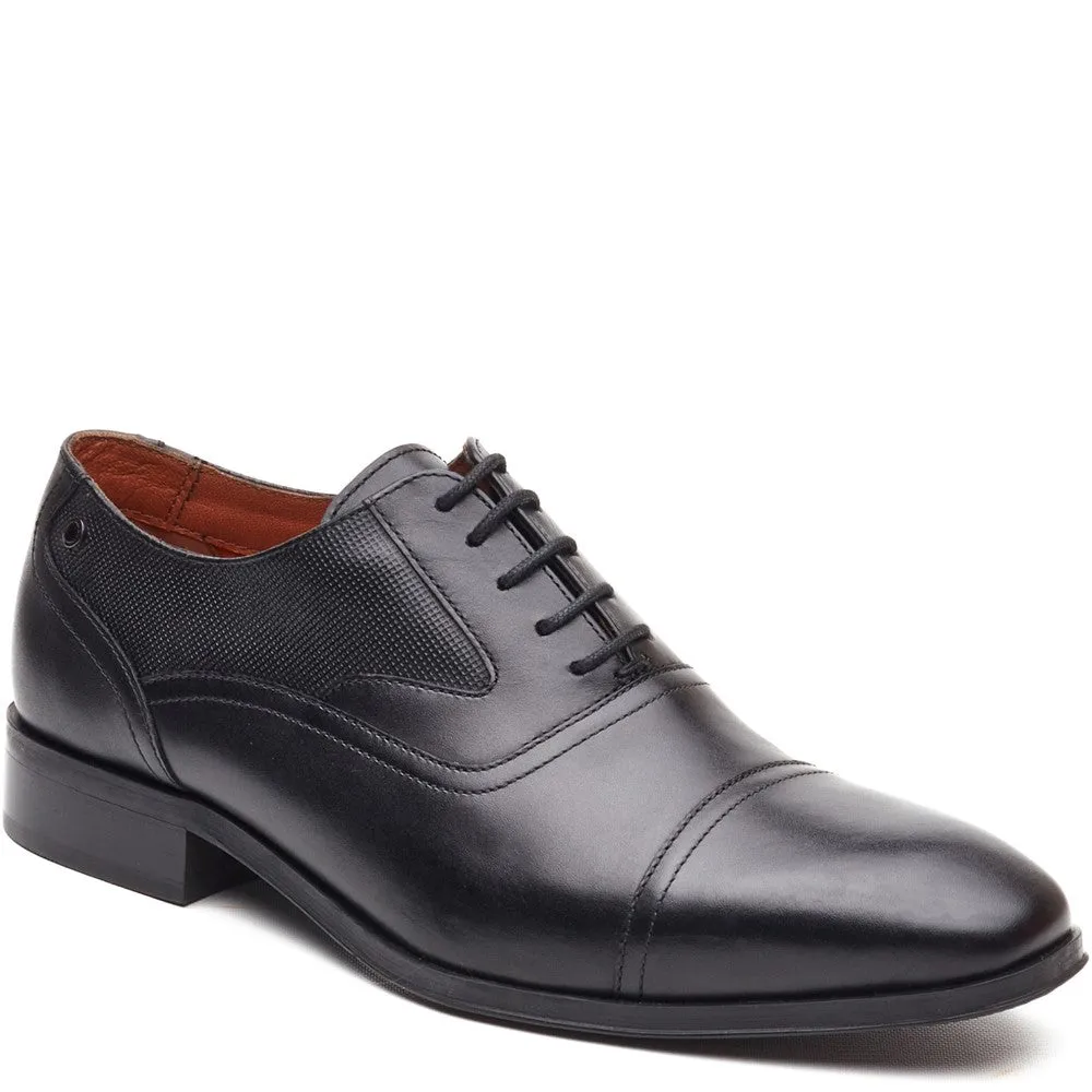 Portico Leather Toe Cap Oxford Shoes Black sold by Base London product image thumbnail 2