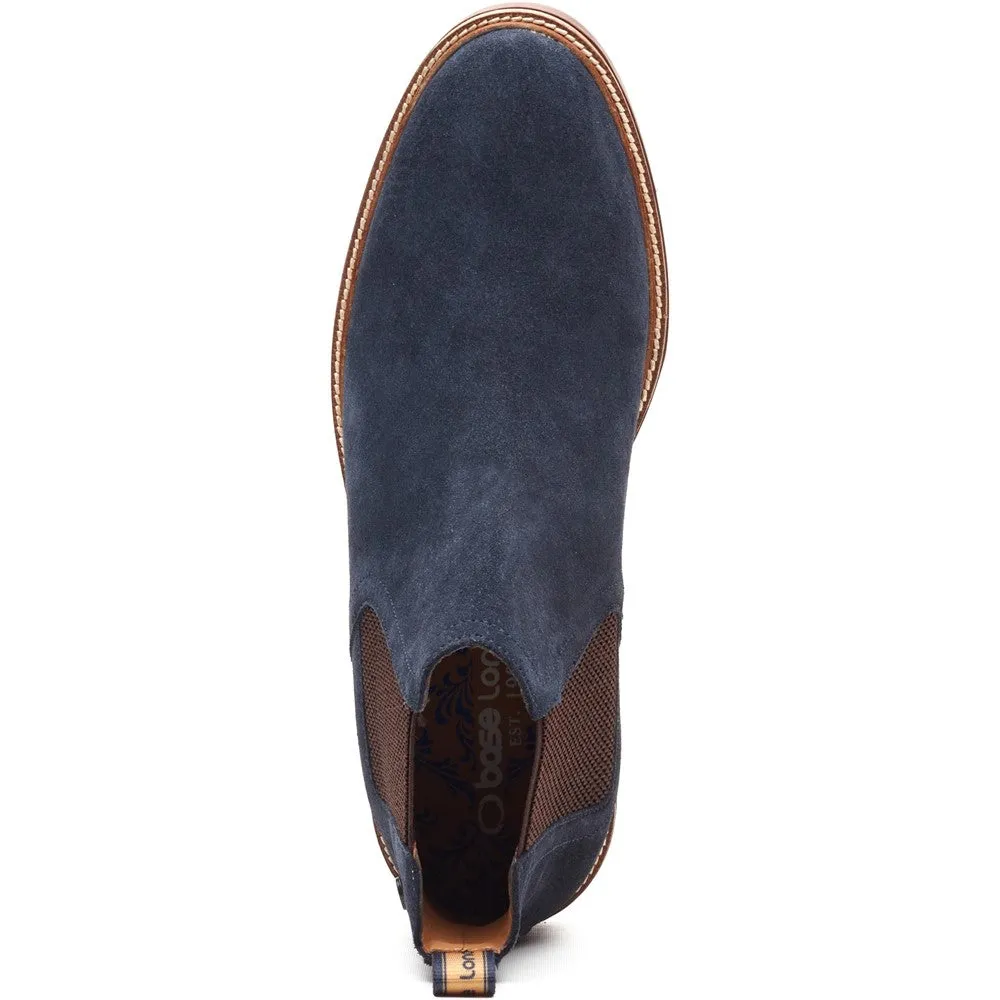 Sussex Suede Chelsea Boots Navy sold by Base London product image thumbnail 5