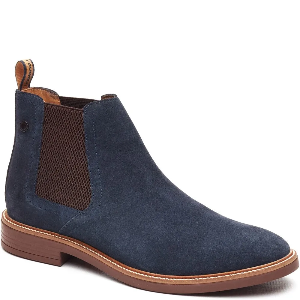Sussex Suede Chelsea Boots Navy sold by Base London product image thumbnail 2