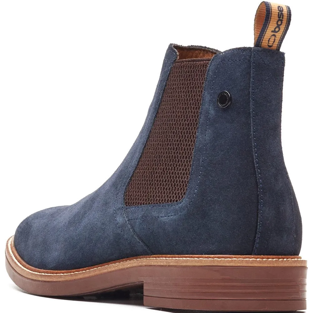 Sussex Suede Chelsea Boots Navy sold by Base London product image thumbnail 3