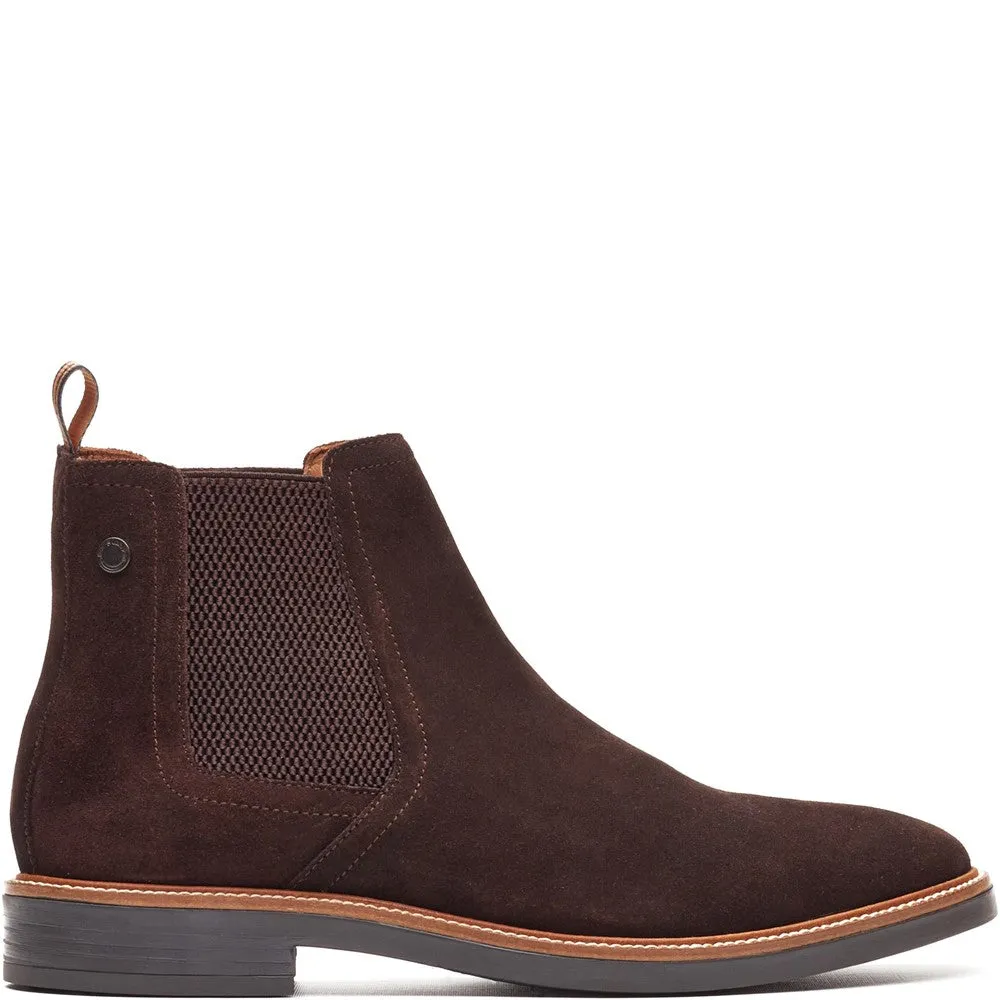Sussex Suede Chelsea Boots Brown sold by Base London