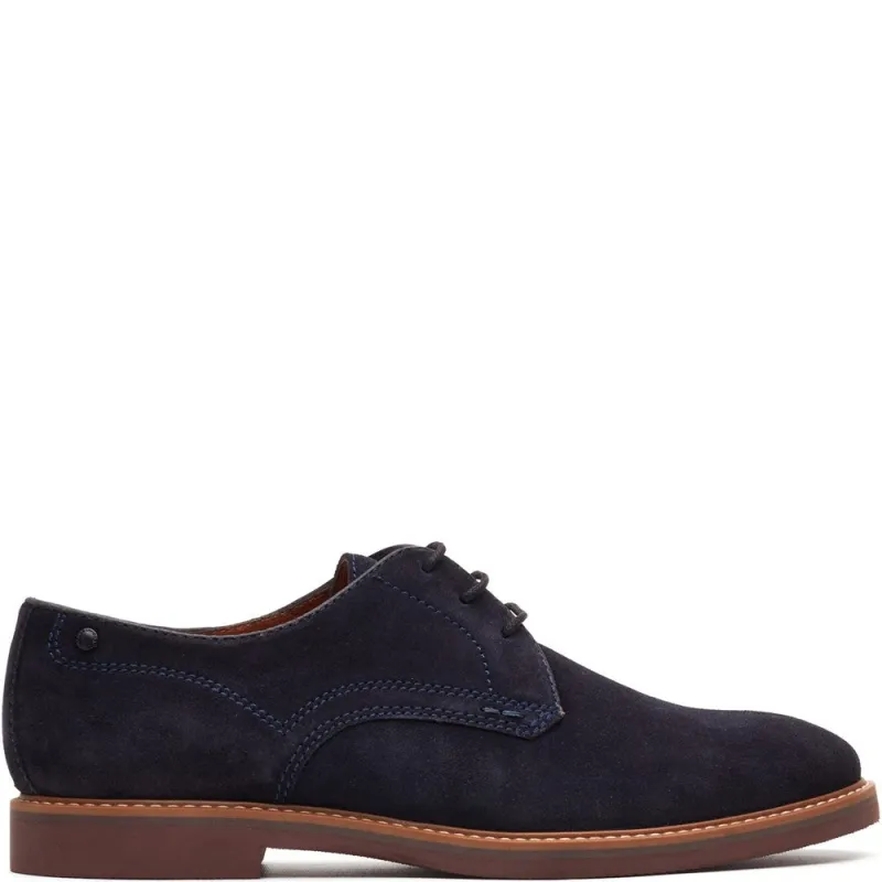 Strand Suede Derby Shoes Navy sold by Base London