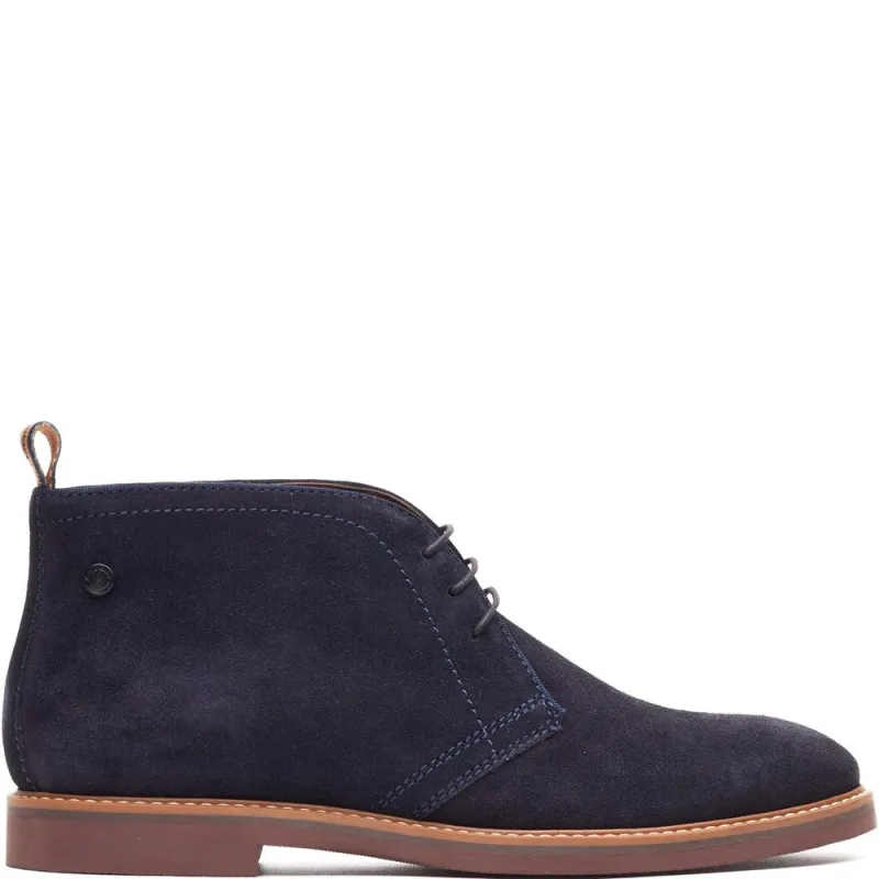 Carlton Suede Chukka Boots Navy sold by Base London