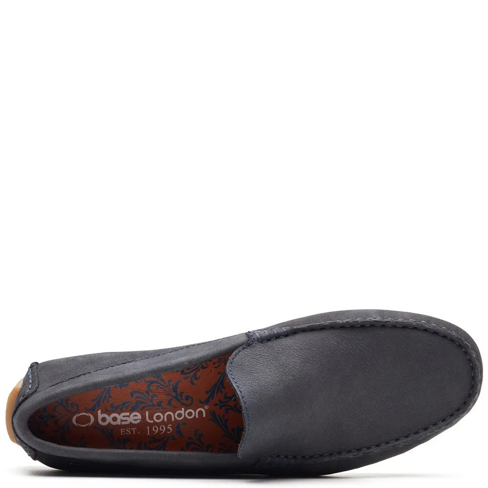 Moss Leather Driver Navy sold by Base London product image thumbnail 5