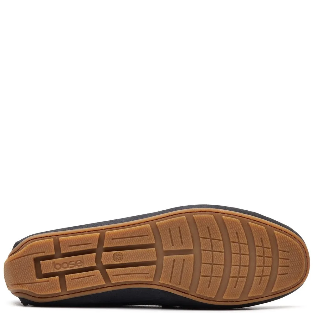 Moss Leather Driver Navy sold by Base London product image thumbnail 4