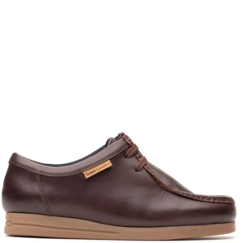Koko Leather Moccasin Chestnut made by Base London