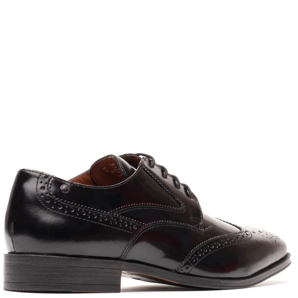 Steeple Hi Shine Brogue Shoes Black sold by Base London product image thumbnail 3