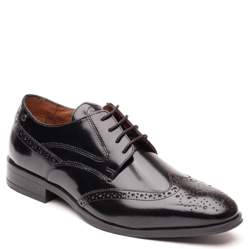 Steeple Hi Shine Brogue Shoes Black sold by Base London product image thumbnail 2