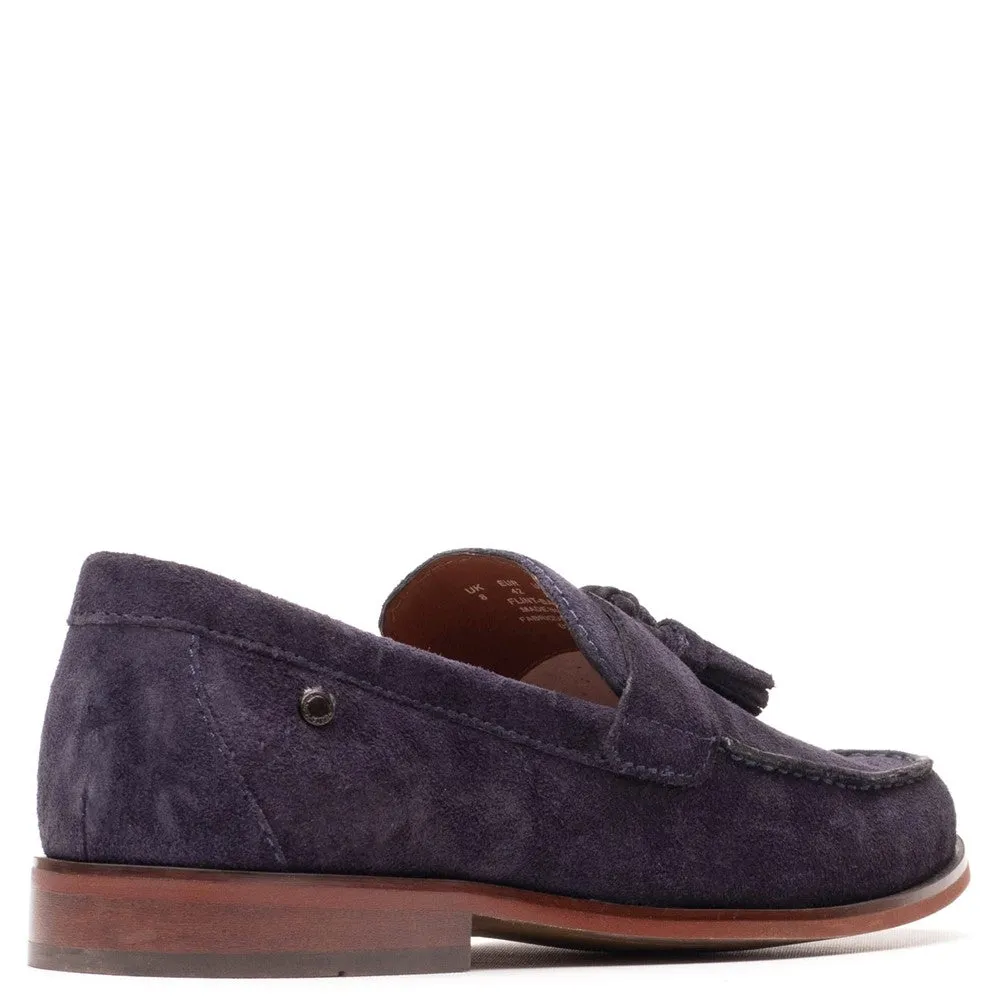 Flint Suede Tassle Loafer Navy sold by Base London product image thumbnail 3