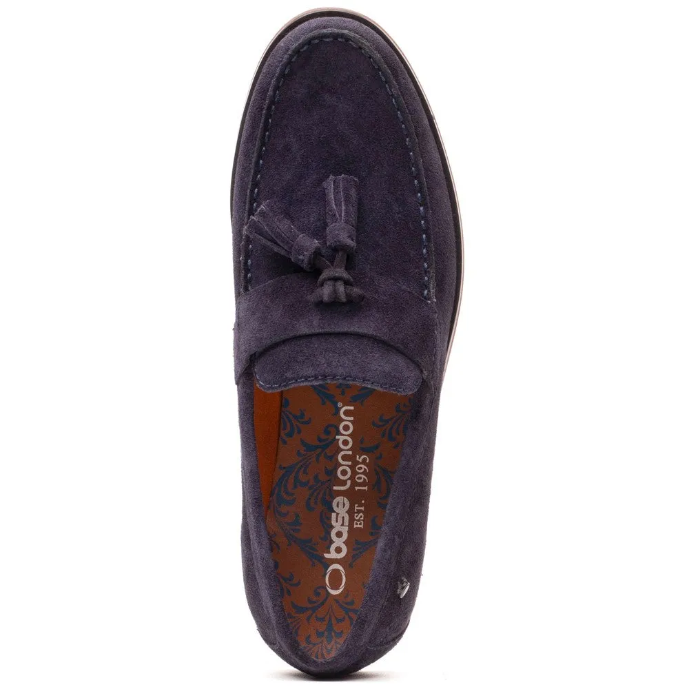 Flint Suede Tassle Loafer Navy sold by Base London product image thumbnail 5