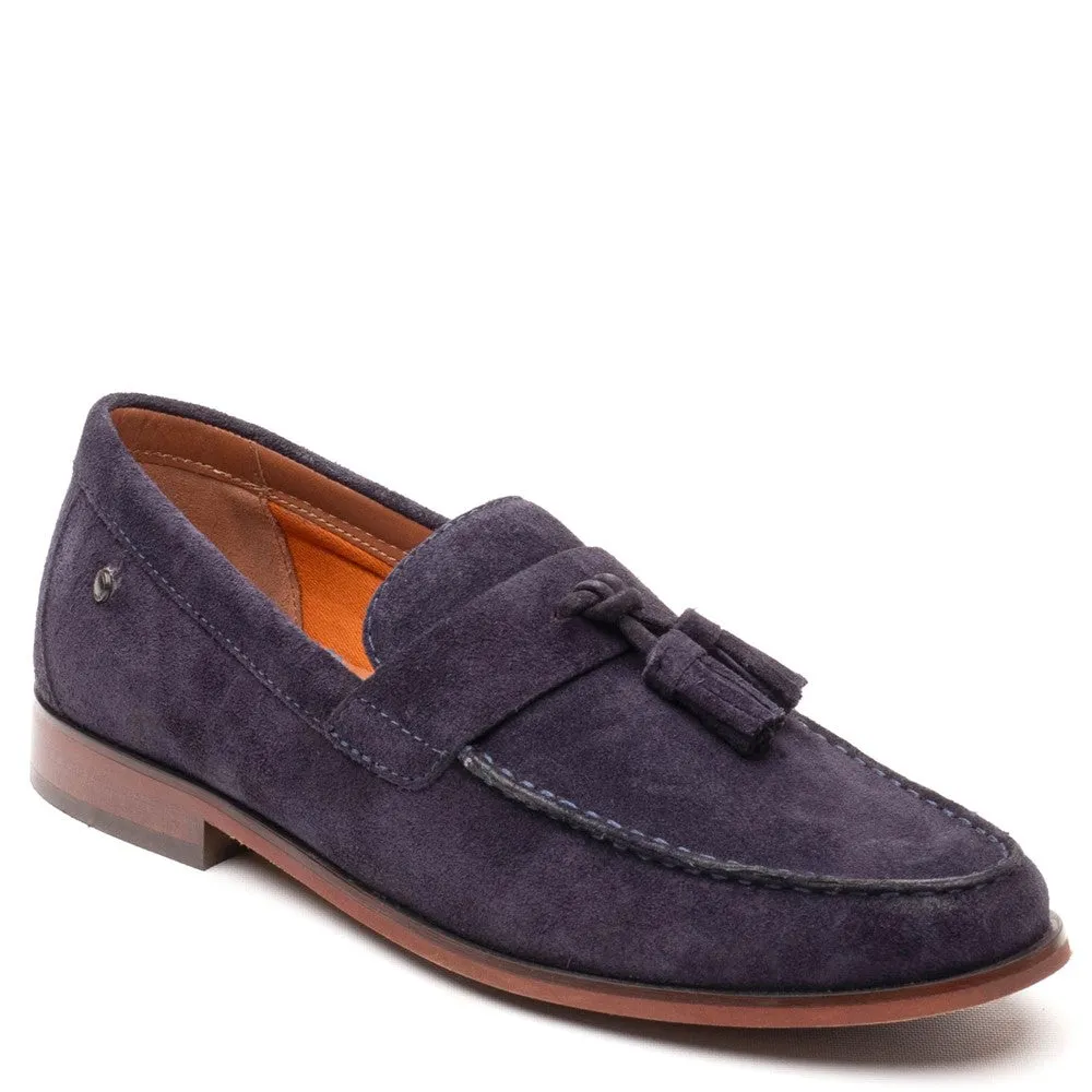 Flint Suede Tassle Loafer Navy sold by Base London product image thumbnail 2