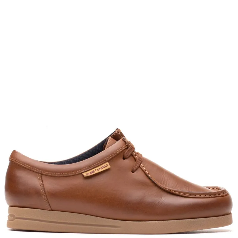 Koko Leather Moccasin Tan made by Base London