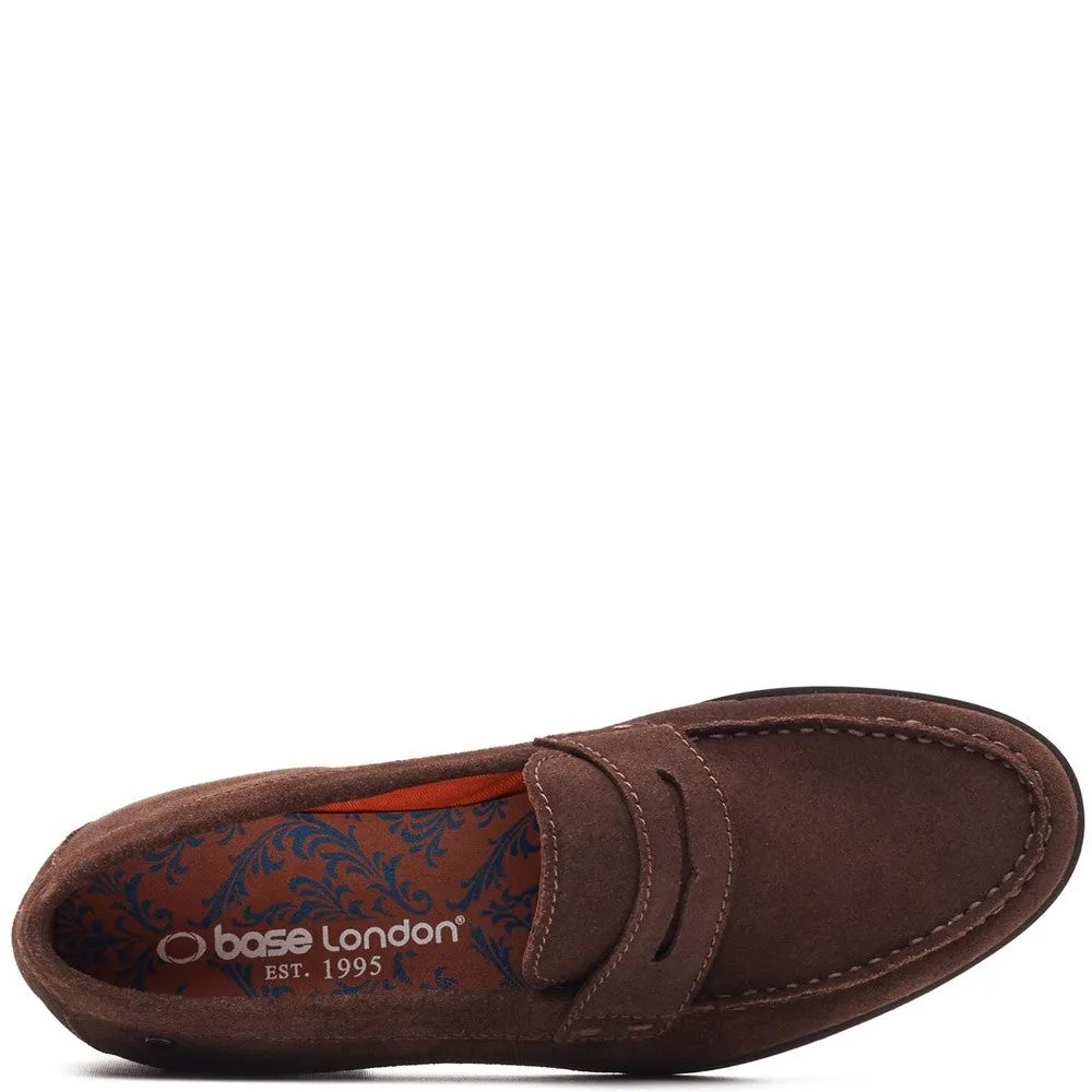 Slate Suede Penny Loafer Brown sold by Base London product image thumbnail 5