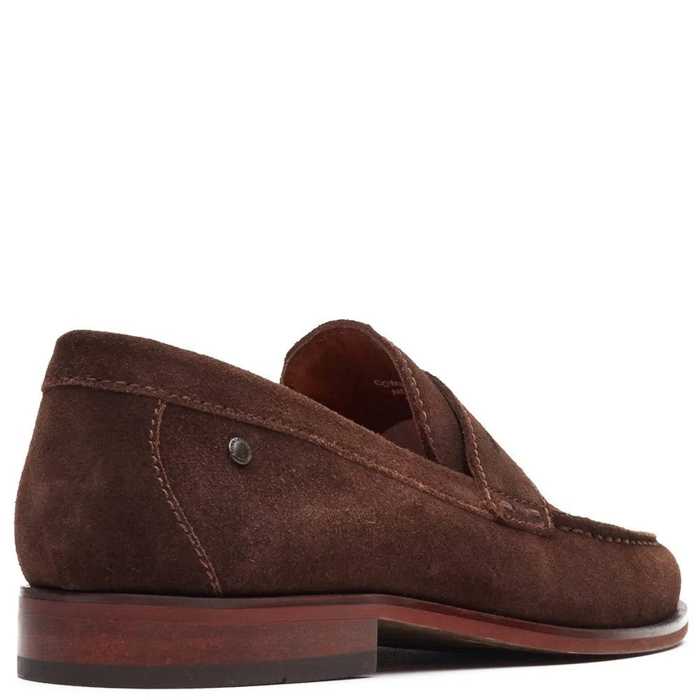 Slate Suede Penny Loafer Brown sold by Base London product image thumbnail 3