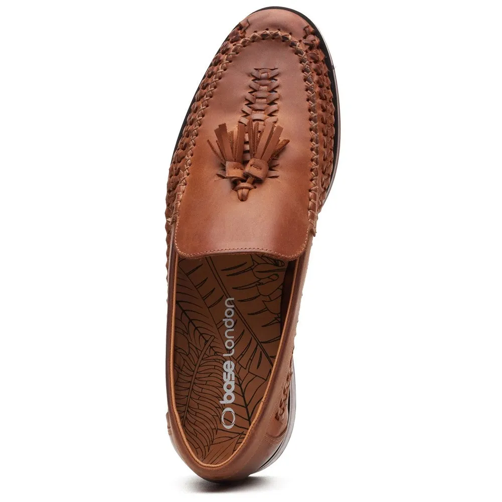 Bracken Leather Weave Loafer Tan sold by Base London product image thumbnail 5