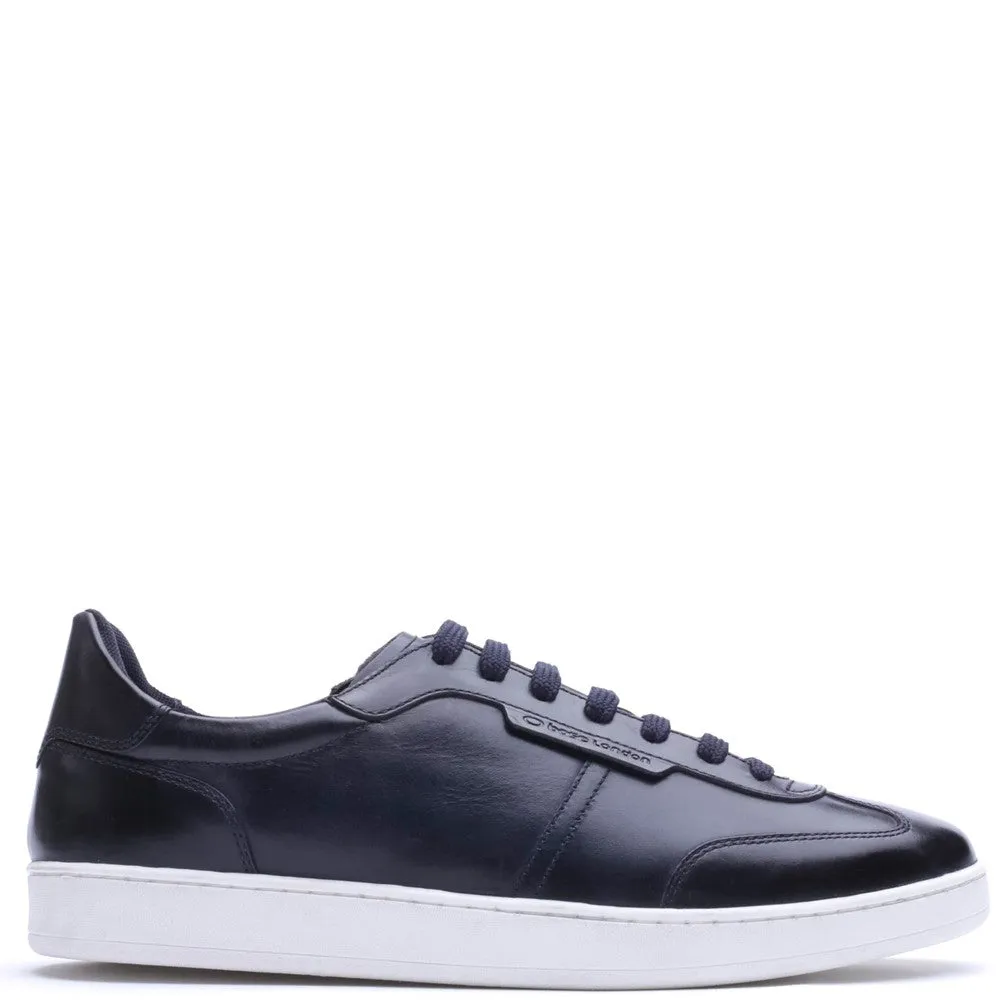 Tuker Lace Up Trainer Navy sold by Base London