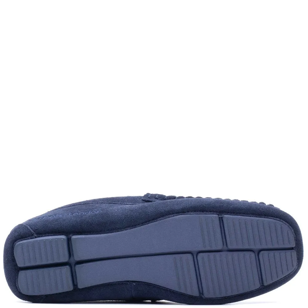 Noah Suede Slippers Navy sold by Base London product image thumbnail 3