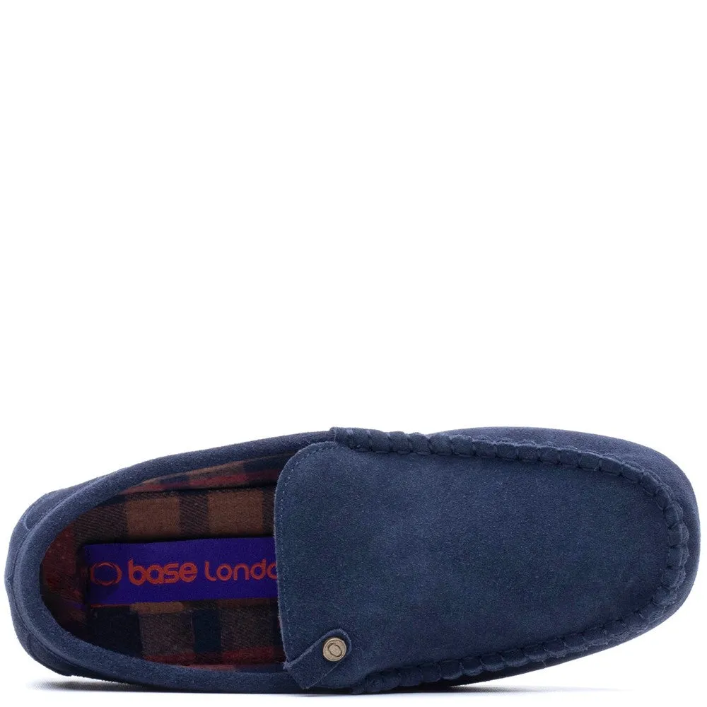 Noah Suede Slippers Navy sold by Base London product image thumbnail 4