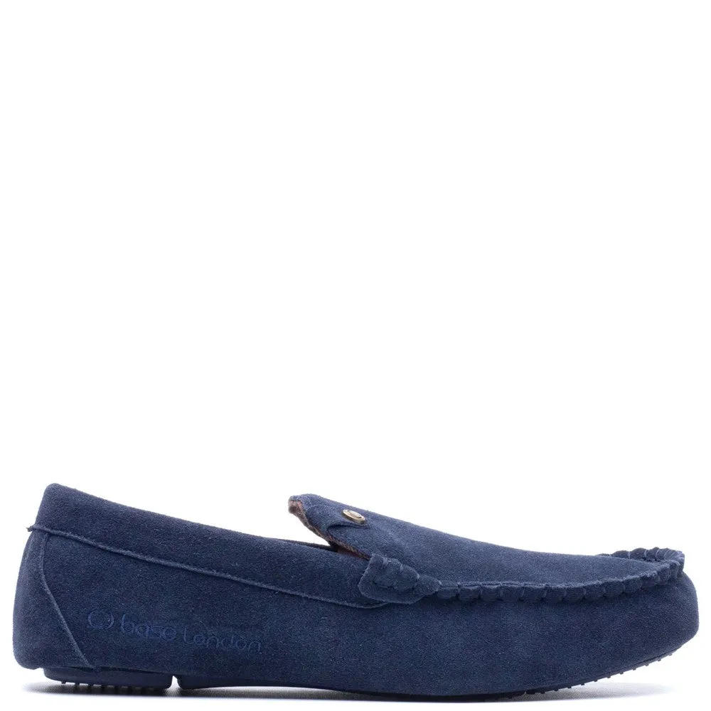 Noah Suede Slippers Navy sold by Base London product image thumbnail 5