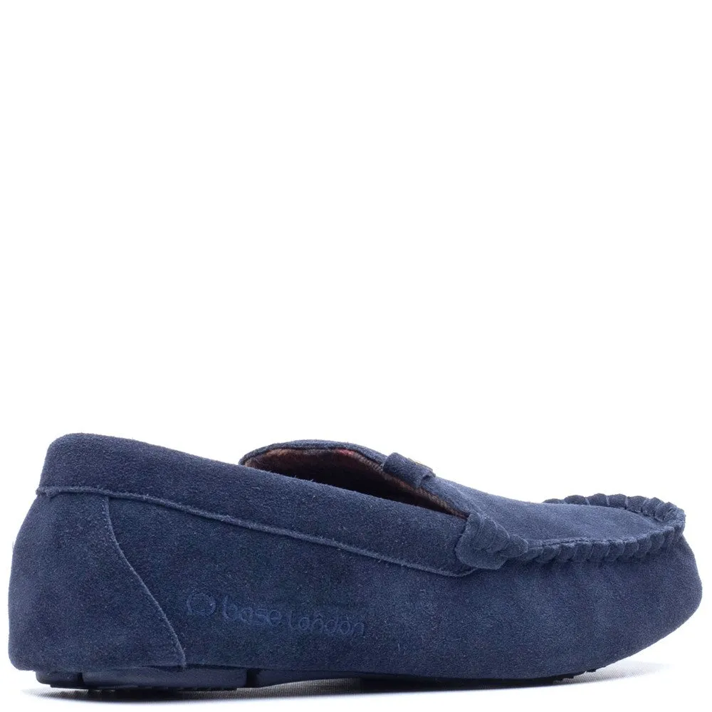 Noah Suede Slippers Navy sold by Base London product image thumbnail 2