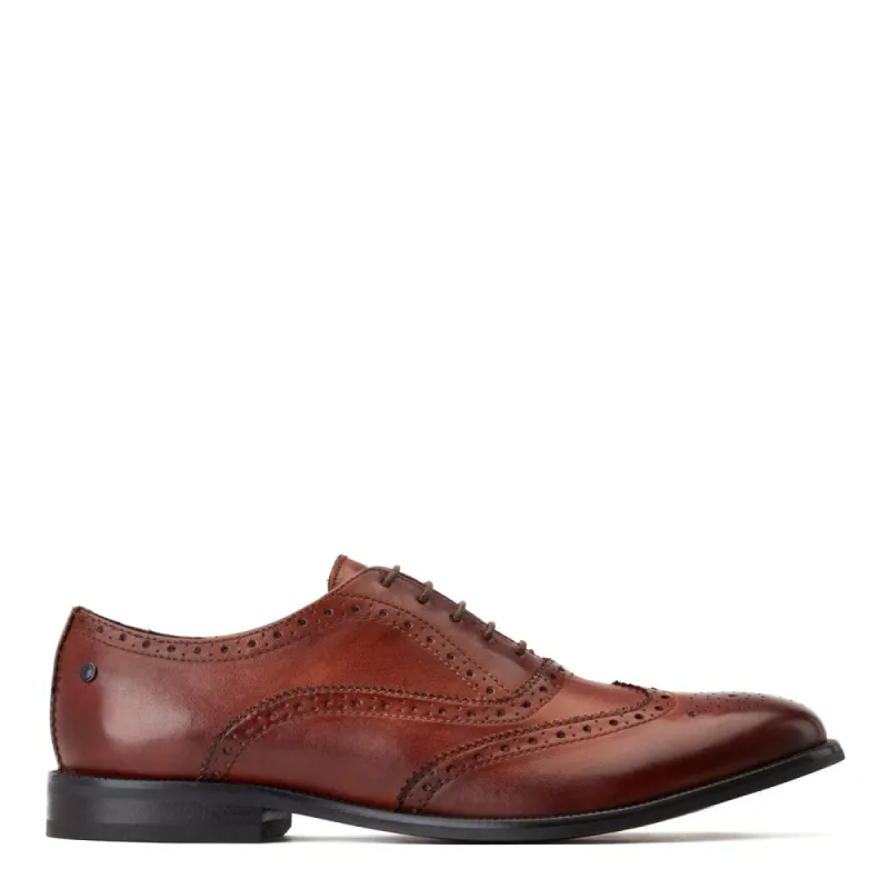Darcy Burnished Brogue Shoes made by Base London