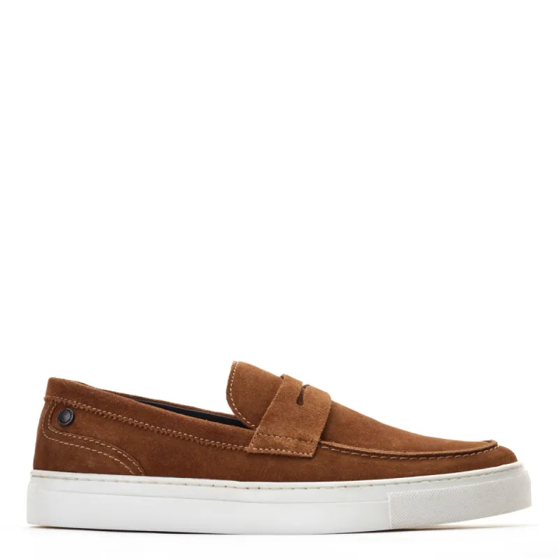 Flynn Suede Loafers sold by Base London