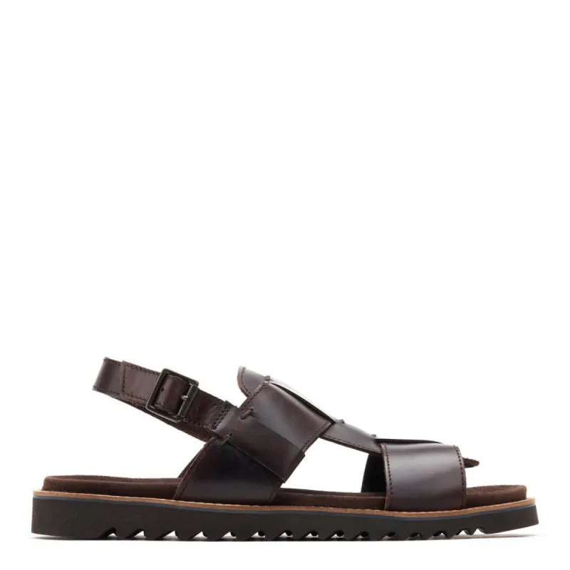 Akai Waxy Ankle-Strap Sandals sold by Base London