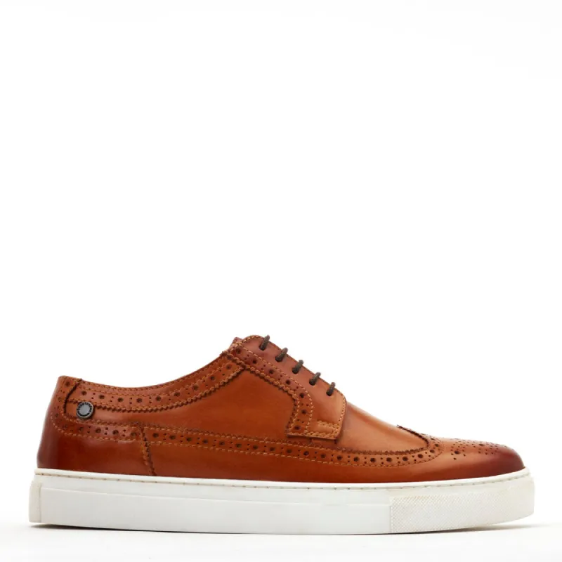 Mickey Washed Brogue Shoes sold by Base London