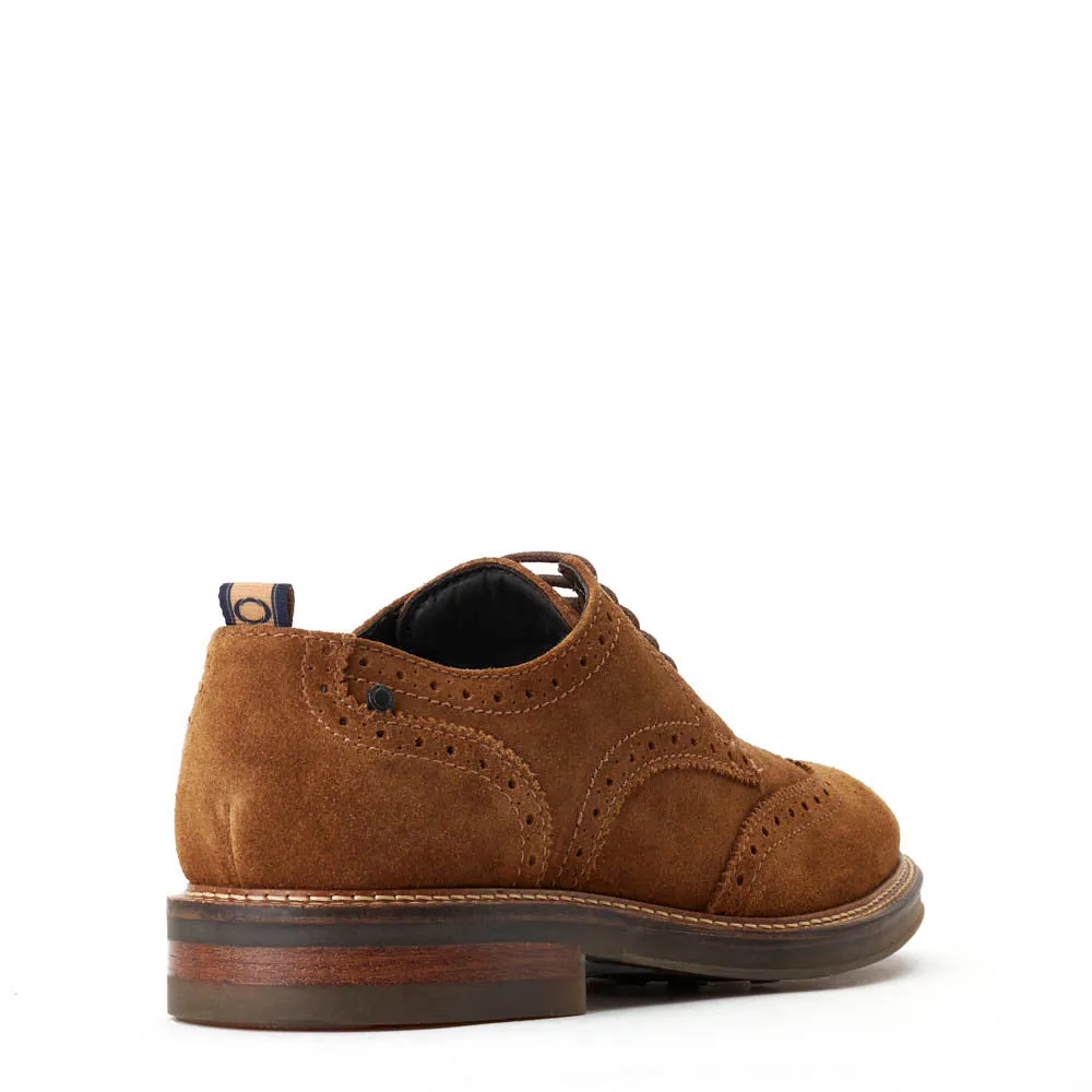 Bryce Suede Brogue Shoes sold by Base London product image thumbnail 3