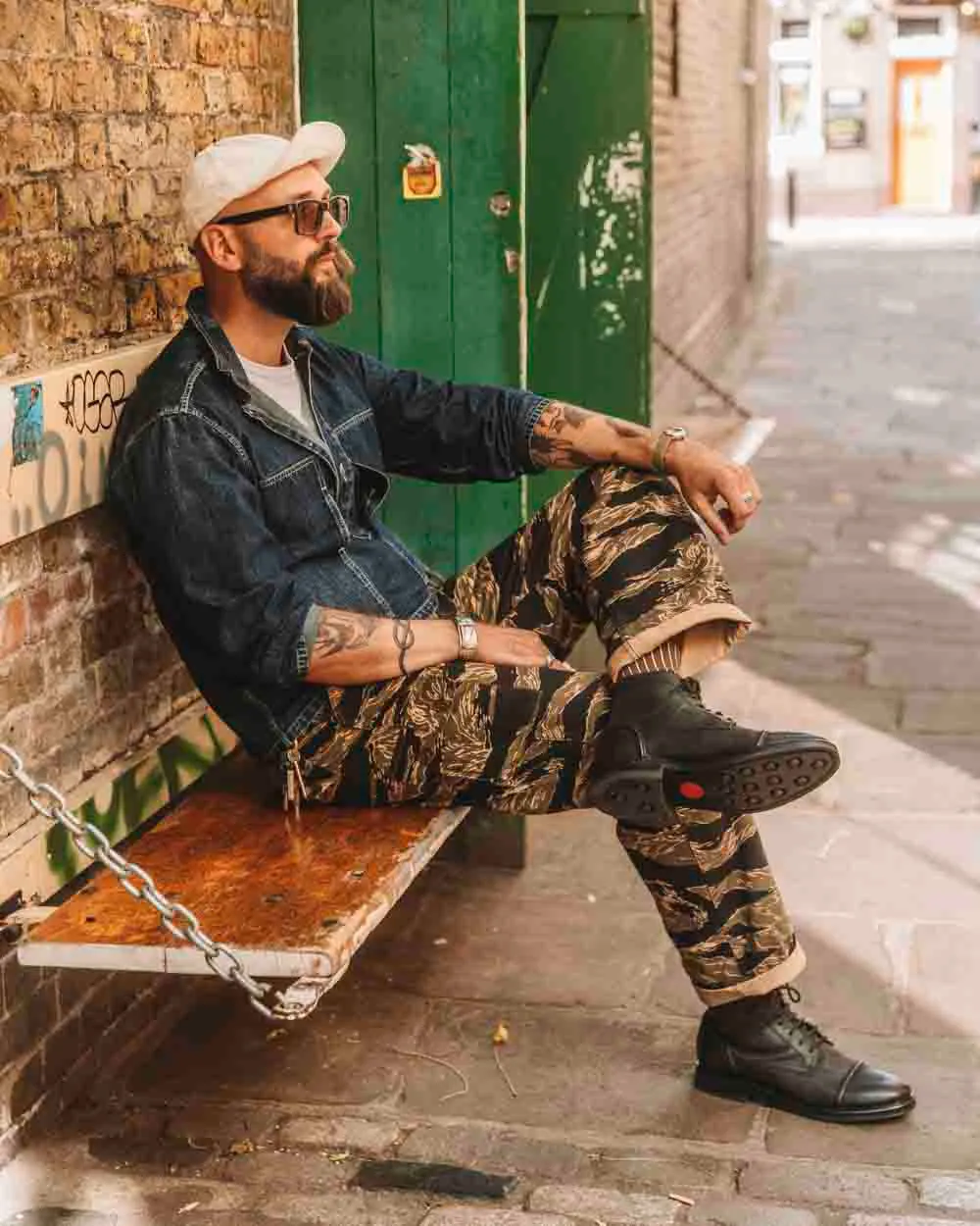 Dudley Tumble Toe Cap Boots sold by Base London product image thumbnail 3