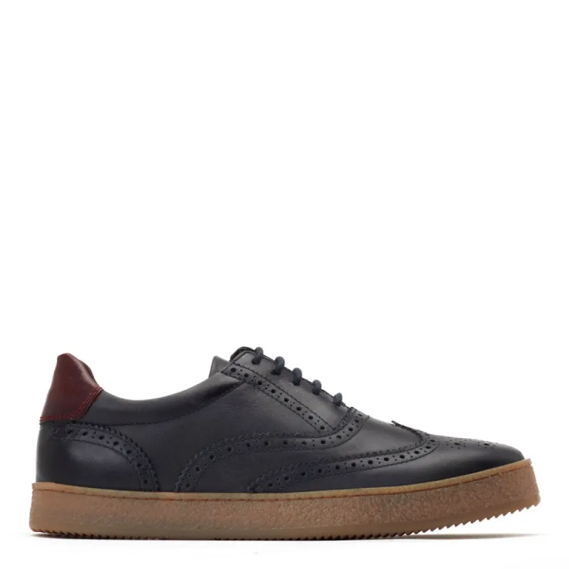 Christo Pull-Up Sneakers Navy sold by Base London
