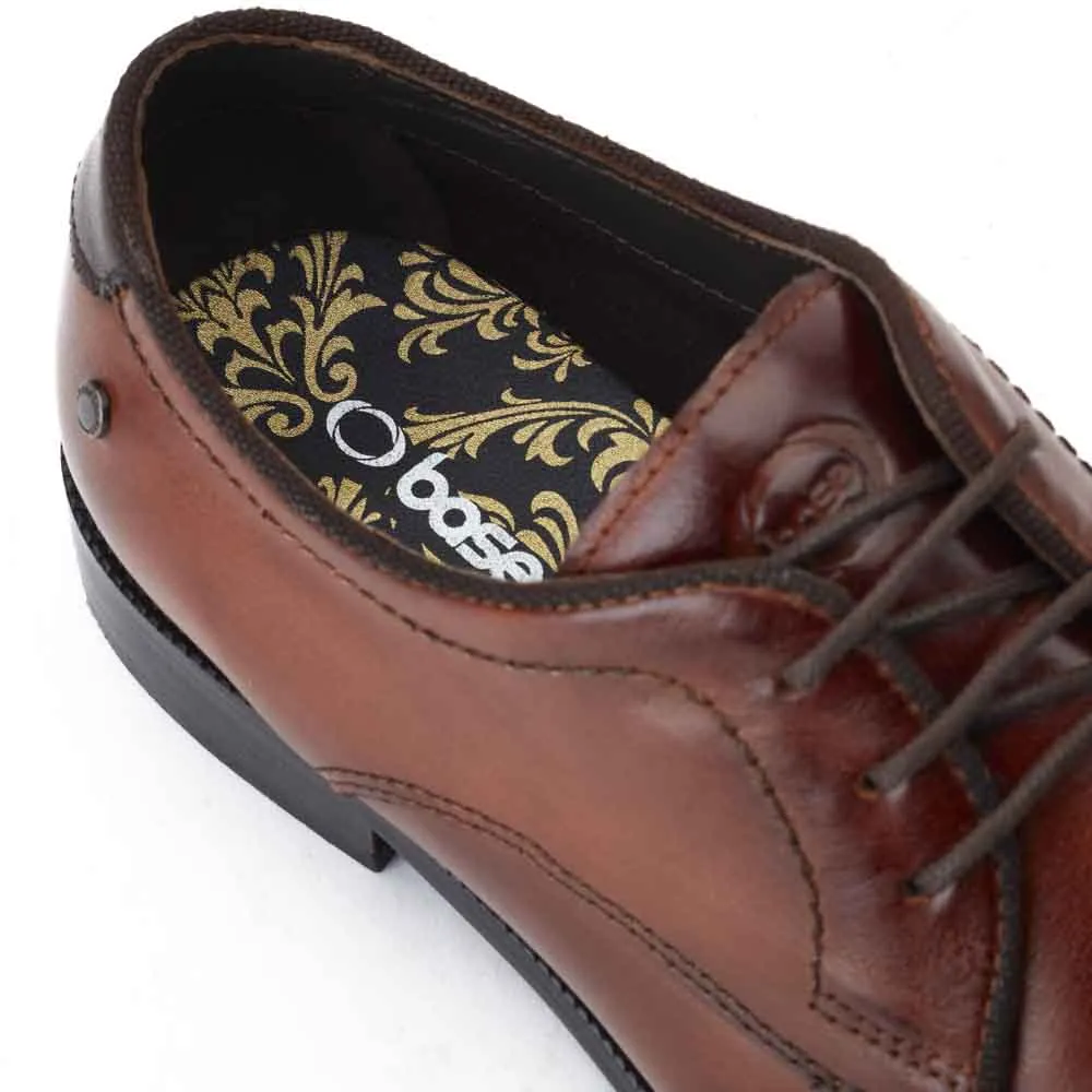 Bertie Burnished Derby Shoes Tan sold by Base London product image thumbnail 4