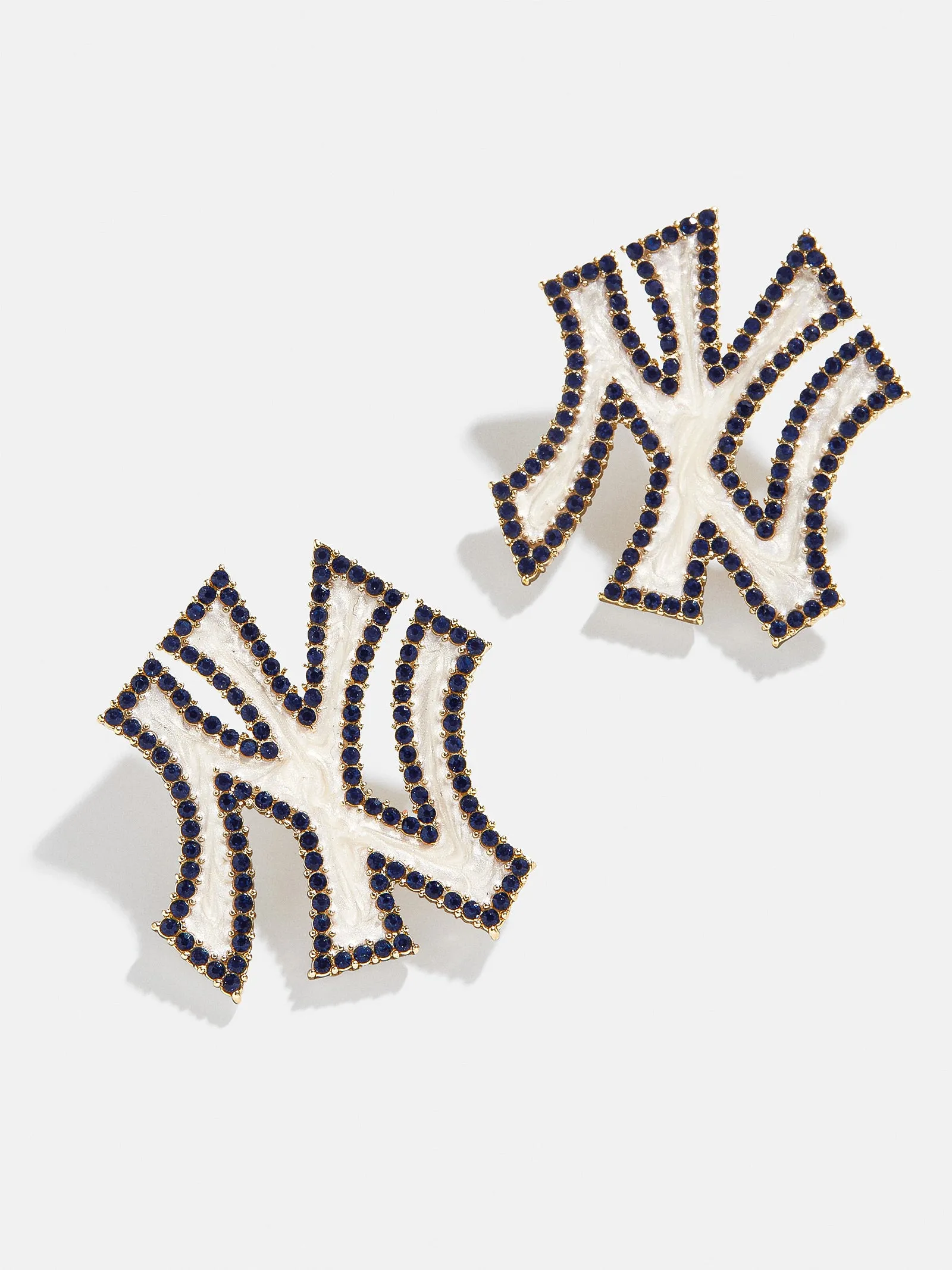 MLB Statement Stud Earrings - New York Yankees sold by BaubleBar
