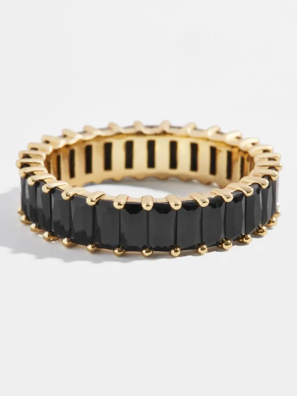 Mini Alidia Cubic Zirconia Ring - Black sold by BaubleBar